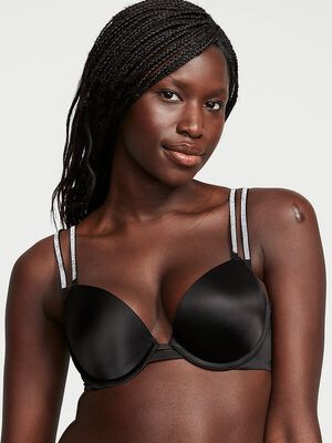 Double Shine Strap Push-Up Bra