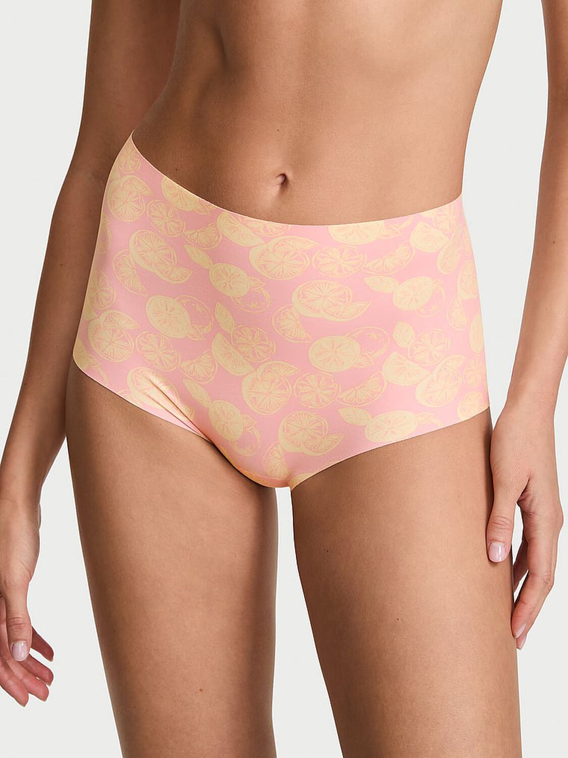 vs No-Show No-Show Modern Brief Panty Pretty Blossom Lemon 1 of 2 