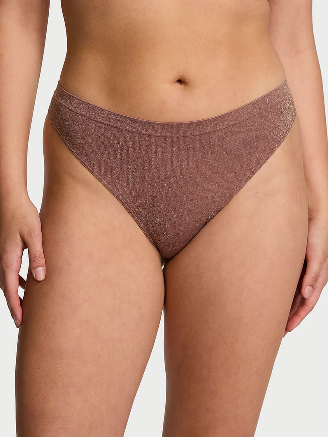 vs Seamless Seamless Thong Panty Vintage Rose Shimmer 1 of 3 