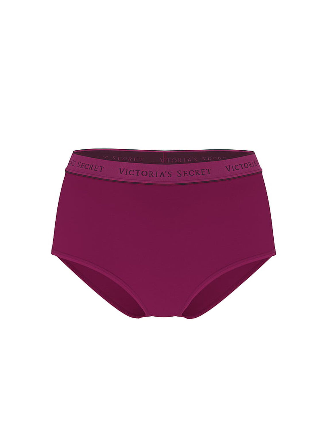 vs Cotton Logo Cotton Modern Brief Panty Plum Rouge 3 of 3 