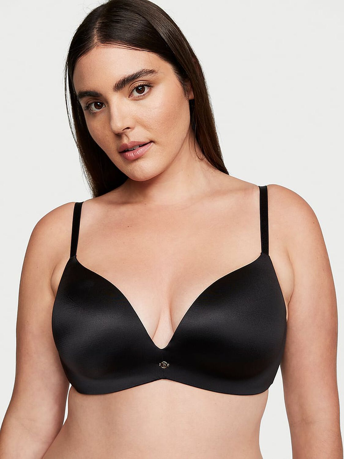vs Very Sexy So Obsessed Smooth Wireless Push-Up Bra Black 3 of 6 