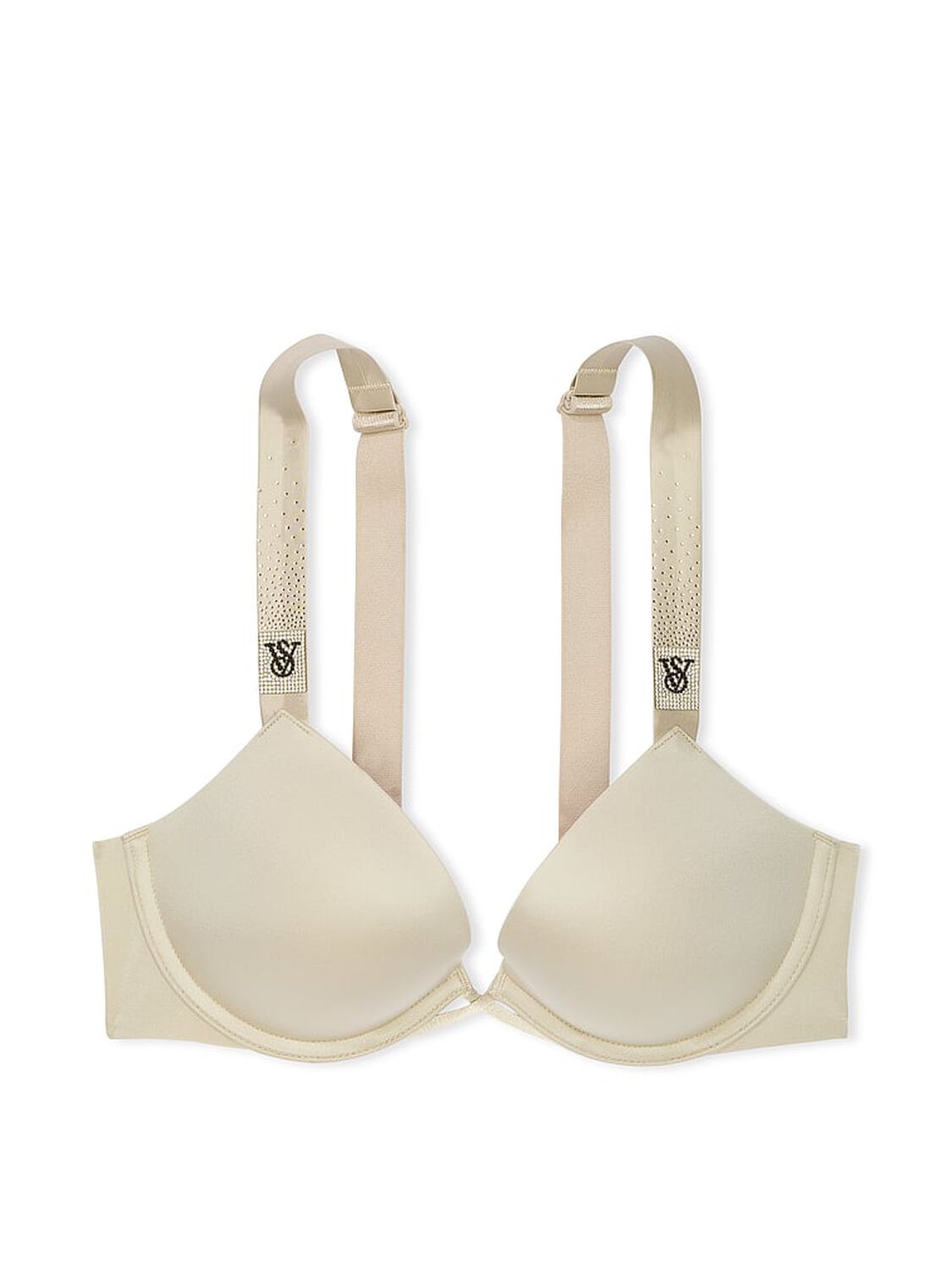 vs Very Sexy Scattered Shine Strap Push-Up Bra Classic Sandstone 3 of 4 