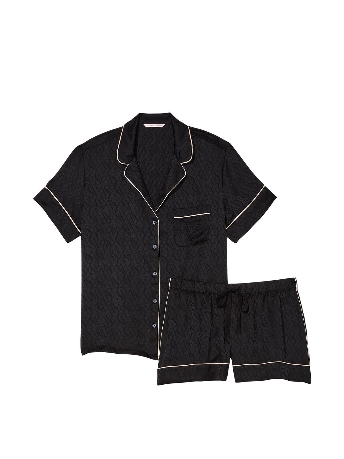 vs Victoria's Secret Satin Short Pajama Set 3 of 4 