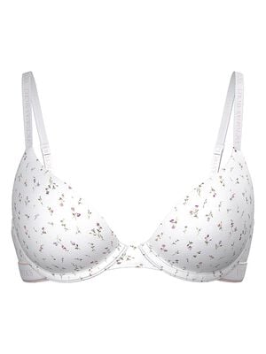 Lightly Lined Cotton Demi Bra