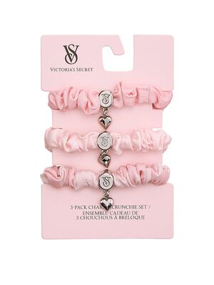 3-Pack Heritage Stripe Skinny Charm Scrunchie Set