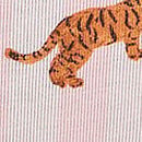 Stretch Cotton Bikini Panty, Pink Tiger Stripes, swatch