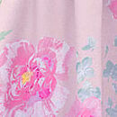 Peony Chiffon Ruffled Babydoll Set, Faint Pink, swatch