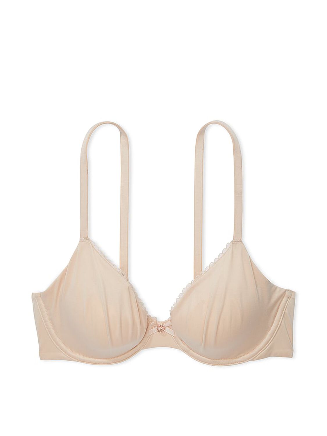 vs Body By Victoria Invisible Lift Unlined Smooth Demi Bra Marzipan 3 of 4 