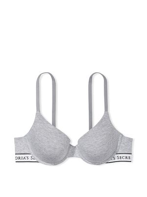 Lightly Lined Cotton Demi Bra