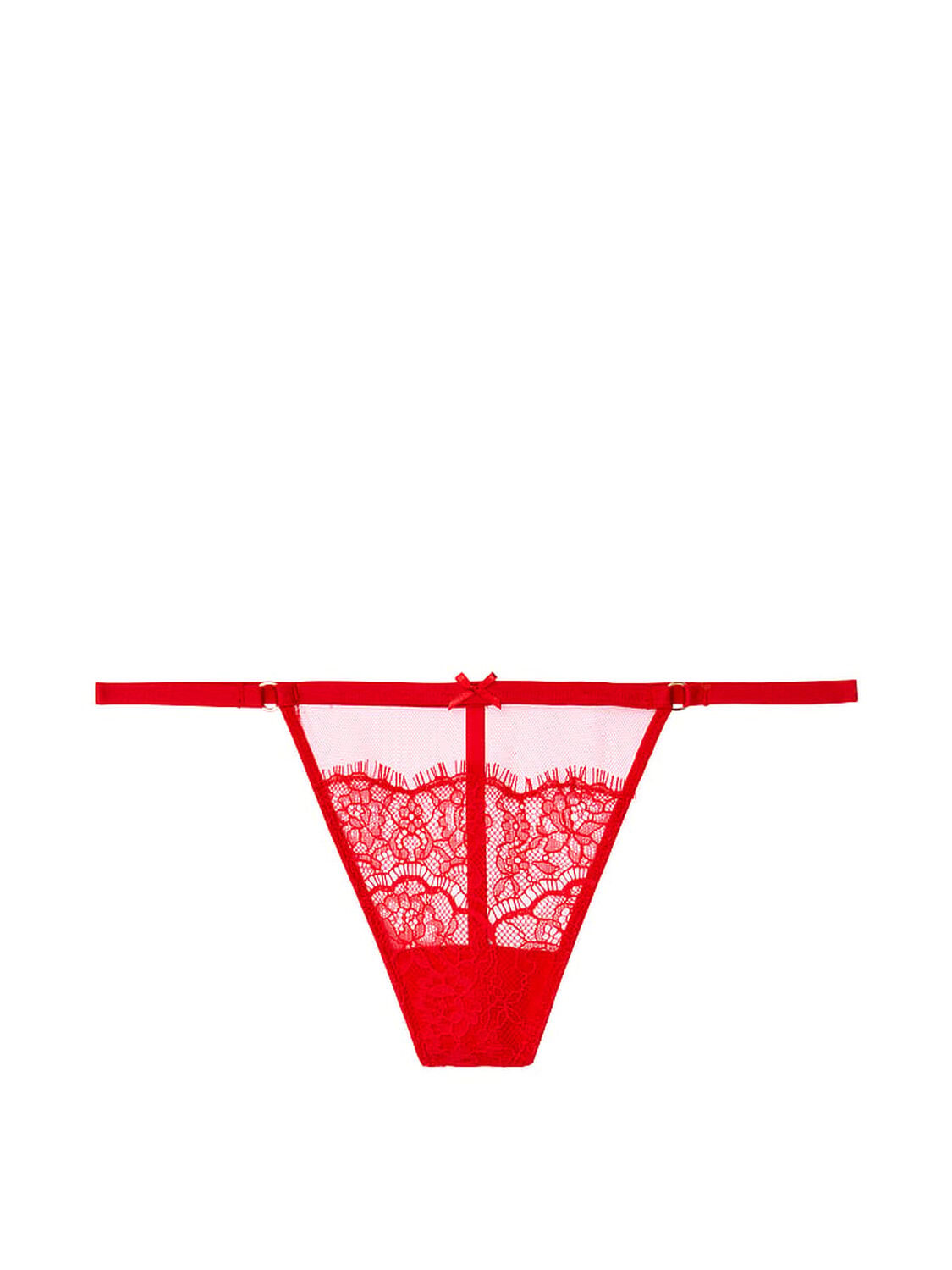 vs Dream Angels Mesh and Lace V-String Panty 3 of 4 