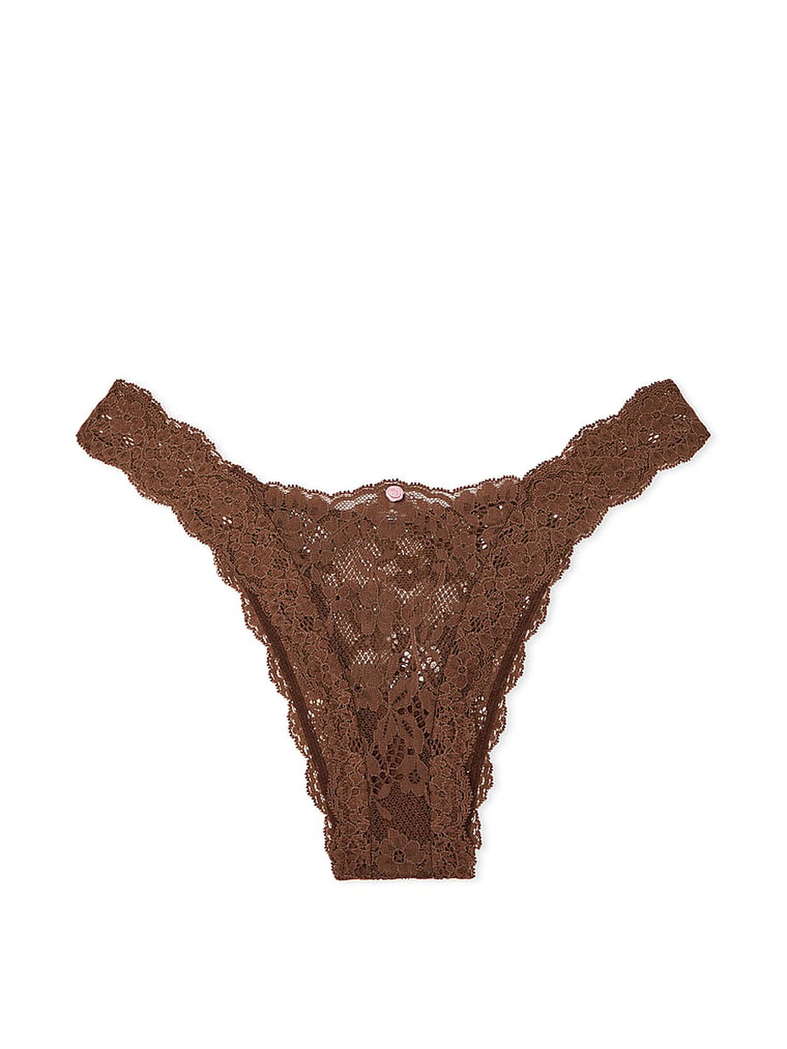 vs Dream Angels Lace Brazilian Panty Mousse 3 of 4 