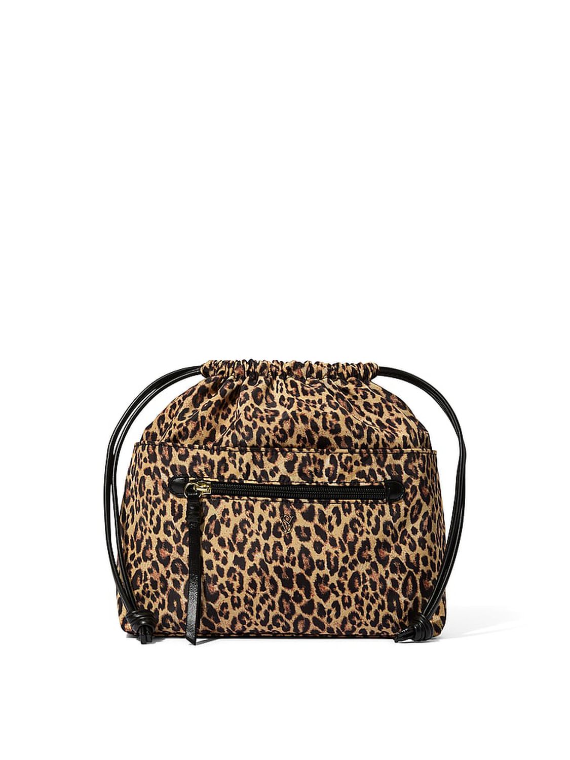 vs Victoria's Secret Cinched Travel Beauty Organizer Bag Leopard 1 of 4 