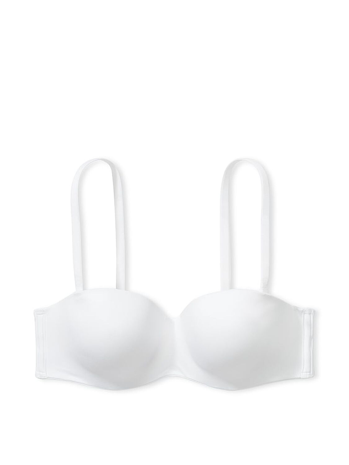 vs Body By Victoria Lightly Lined Smooth Strapless Bra White 3 of 3 