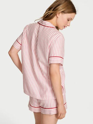 Flannel Short Pajama Set