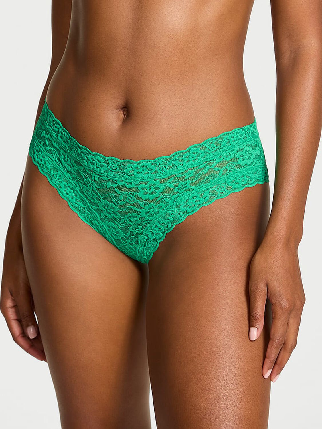 vs The Lacie Lace Strappy-Back Cheeky Panty Mardi Gras 1 of 2 