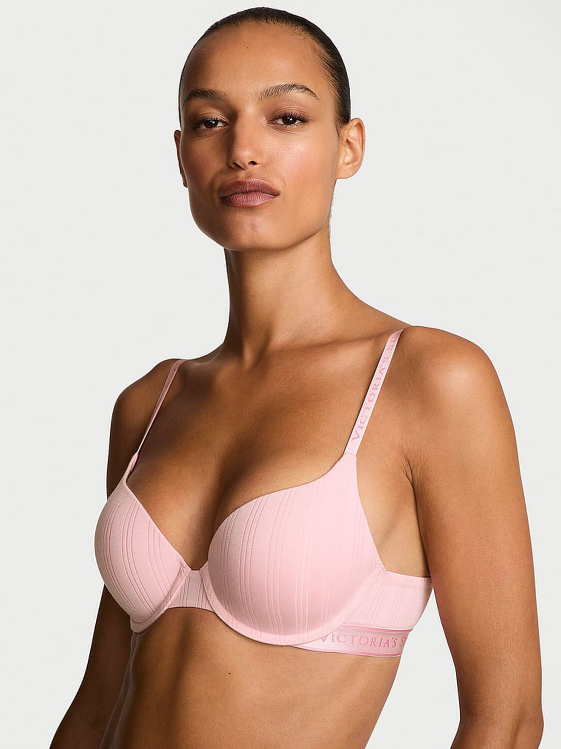 vs The T-Shirt Ultra-Fine Modal Perfect Shape Push-Up Bra Pretty Blossom 1 of 1 