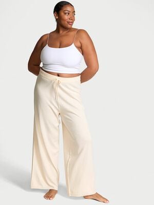 Luxe Crème Knit Lounge Pants