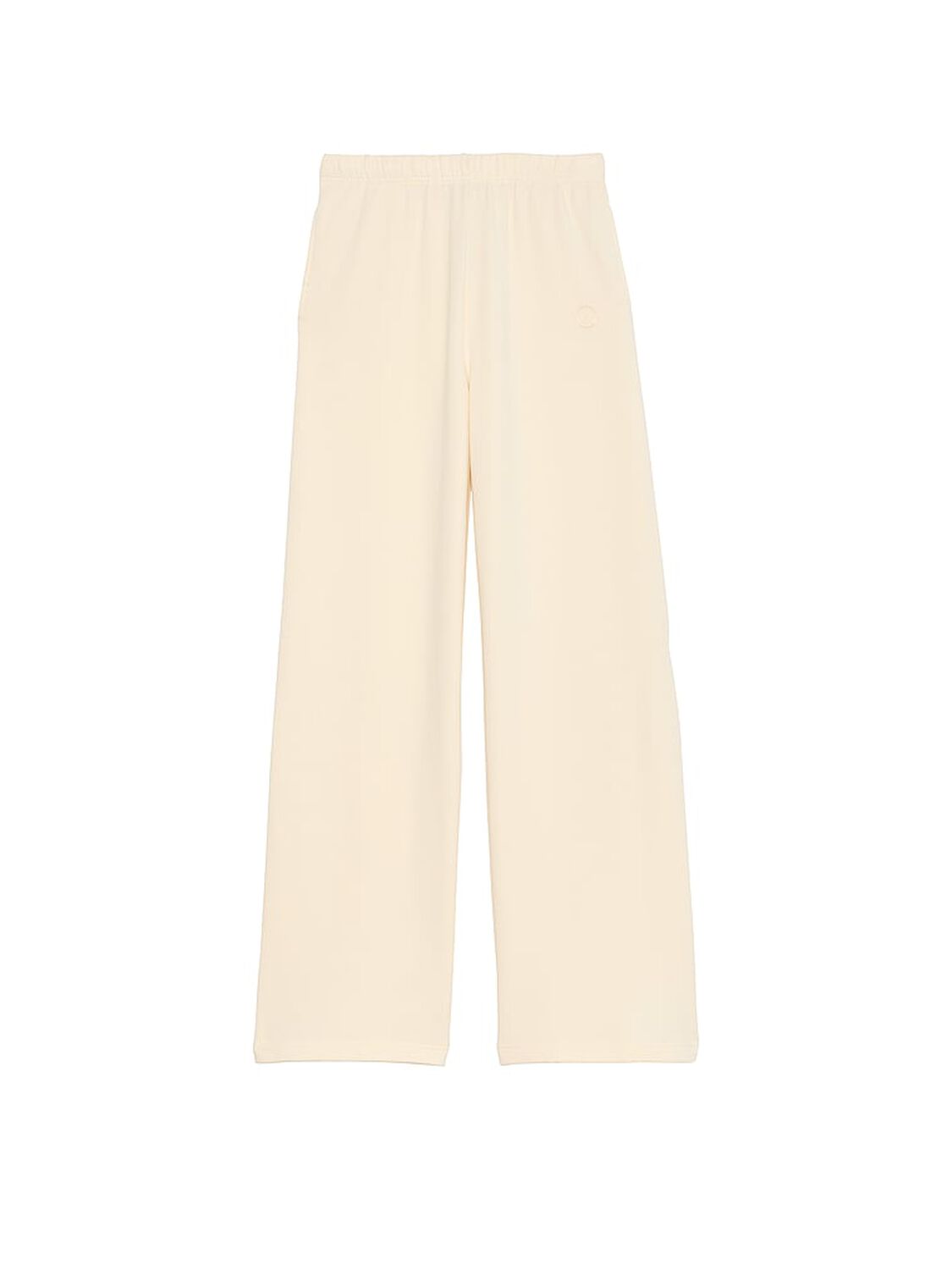 vs Victoria's Secret Brushed Modal Fleece Wide-Leg Lounge Pants Candlelight 3 of 4 
