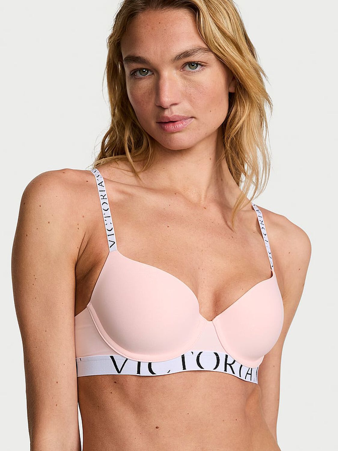 vs The T-Shirt The CoolBra&trade; Lightly Lined Demi Angel Pink 1 of 2 