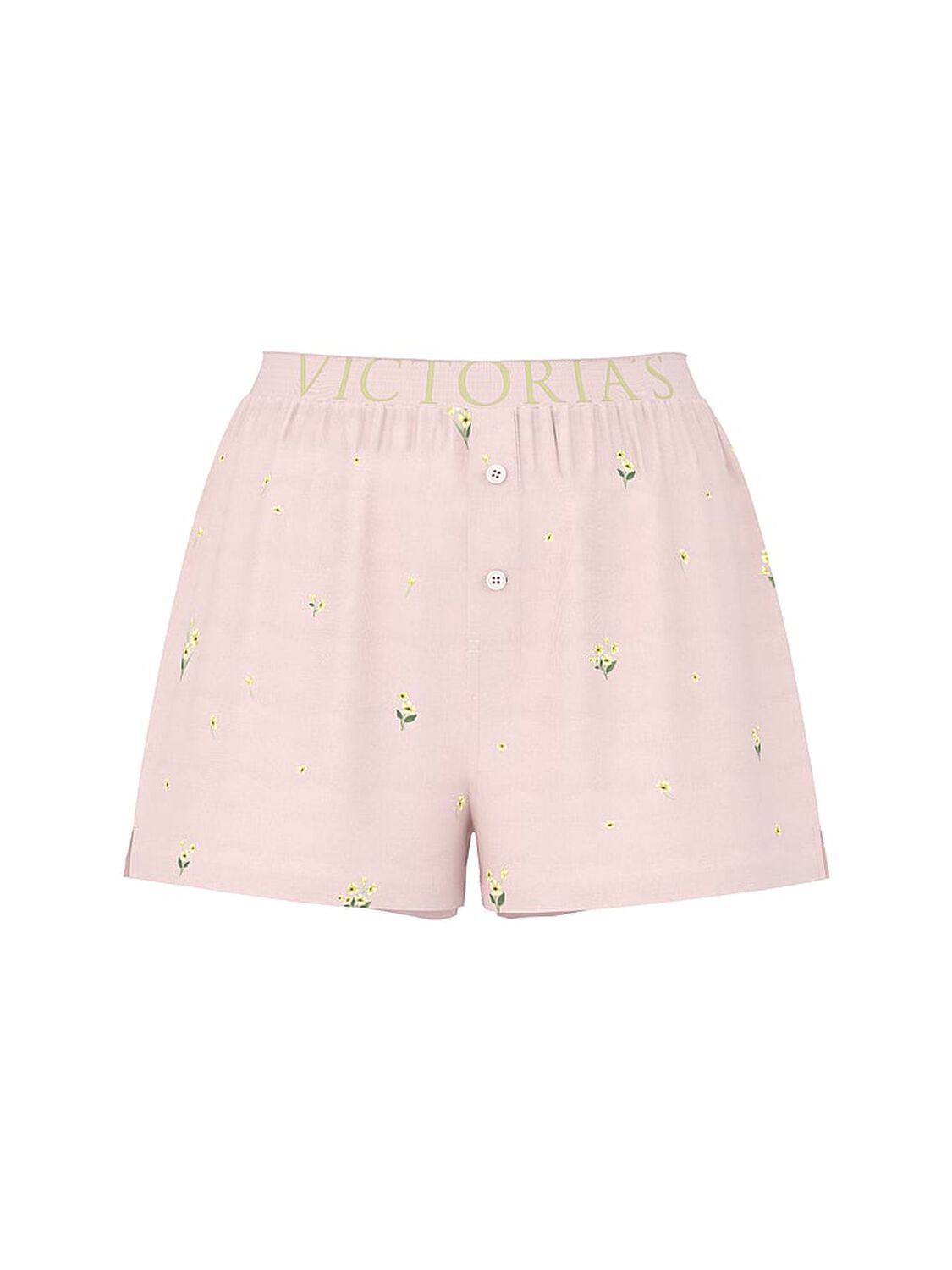 vs Victoria's Secret Mix & Match Sleep Heritage Cotton Pajama Shorts Ballet Pink Floral 3 of 3 