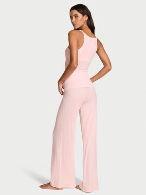 Modal Wide-Rib Lounge Tank & Pants Set