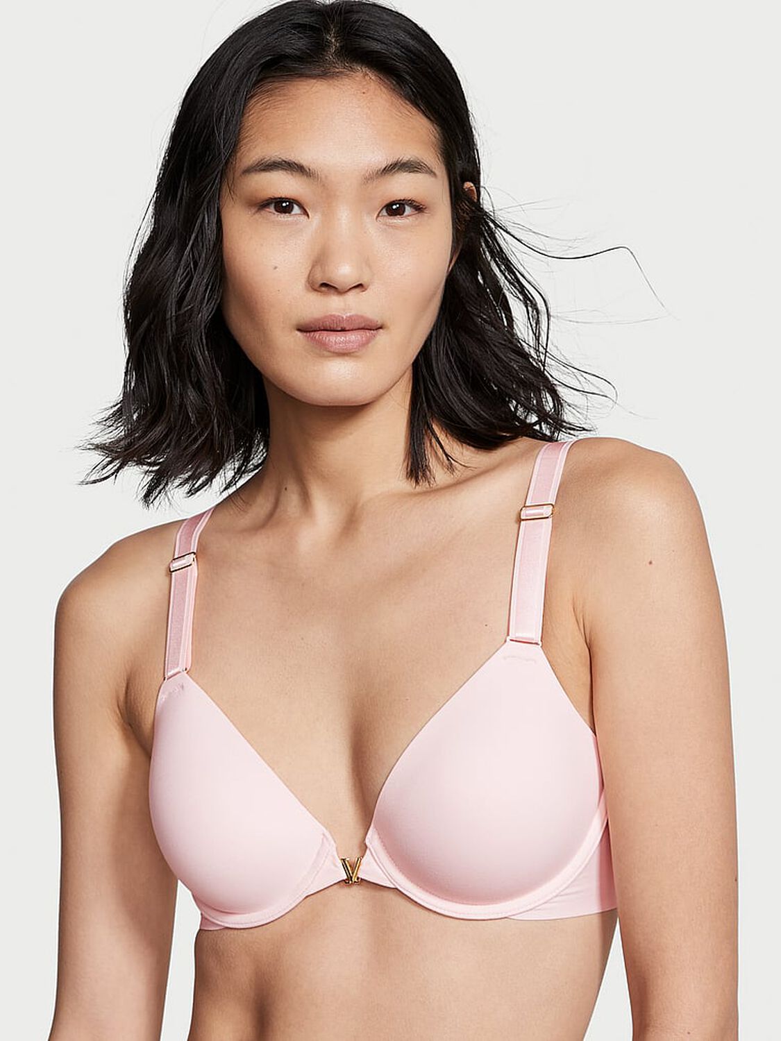 vs Love Cloud Lightly Lined Front-Close Full Coverage Bra 1 of 4 