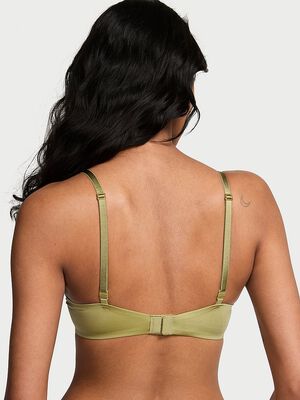Smooth Lightly Lined Plunge Demi Bra
