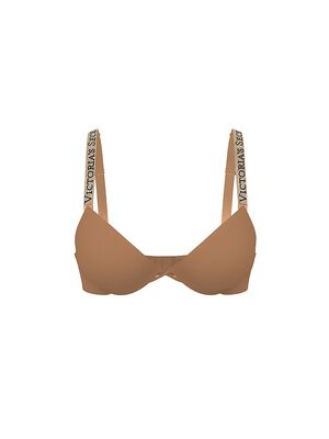 Logo Shine Strap Push-Up Bra