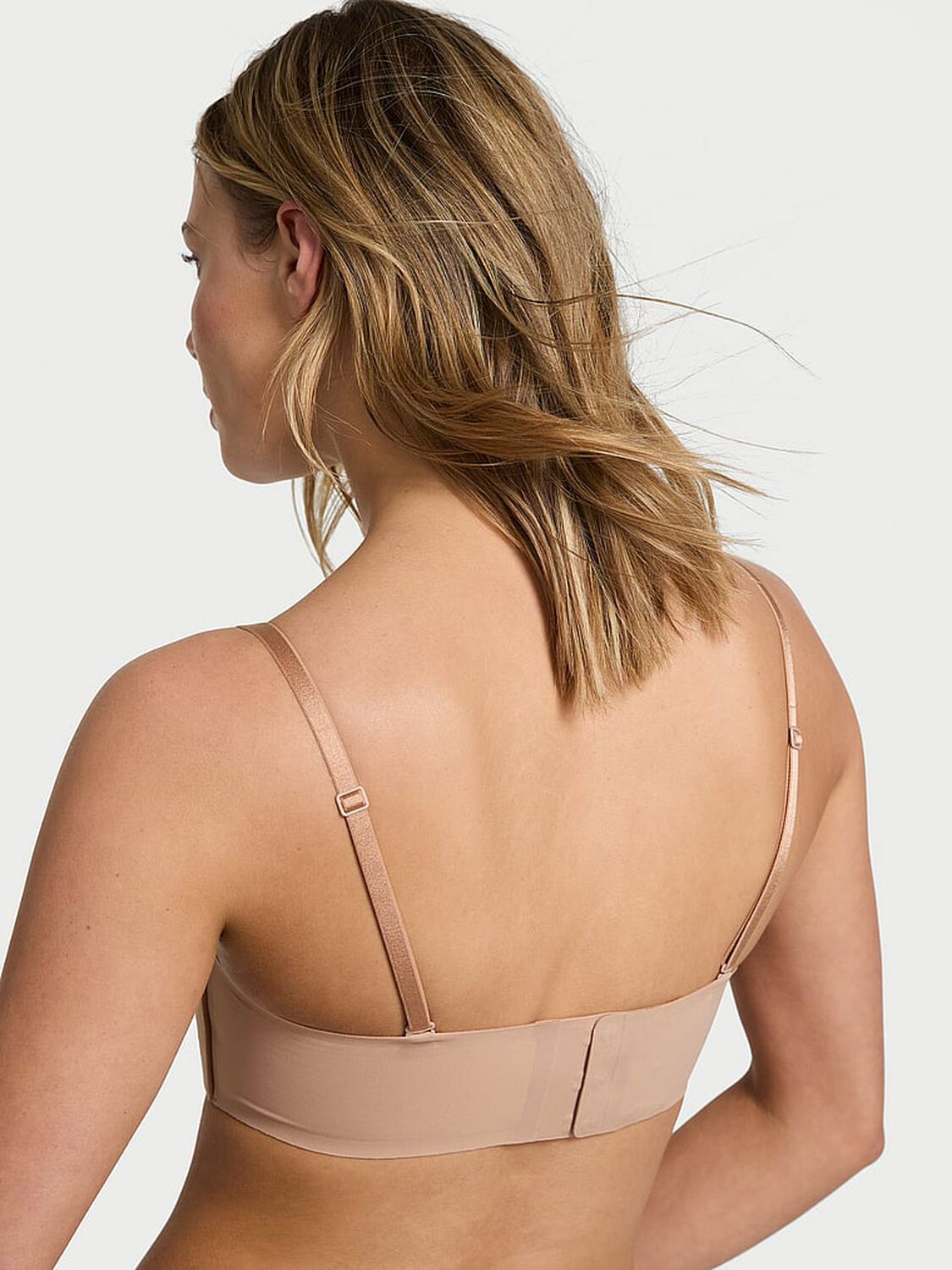 vs Victoria's Secret Bare Invisible by Victoria's Secret Perfect Comfort Wireless Push-Up Strapless Bra Praline 2 of 4 