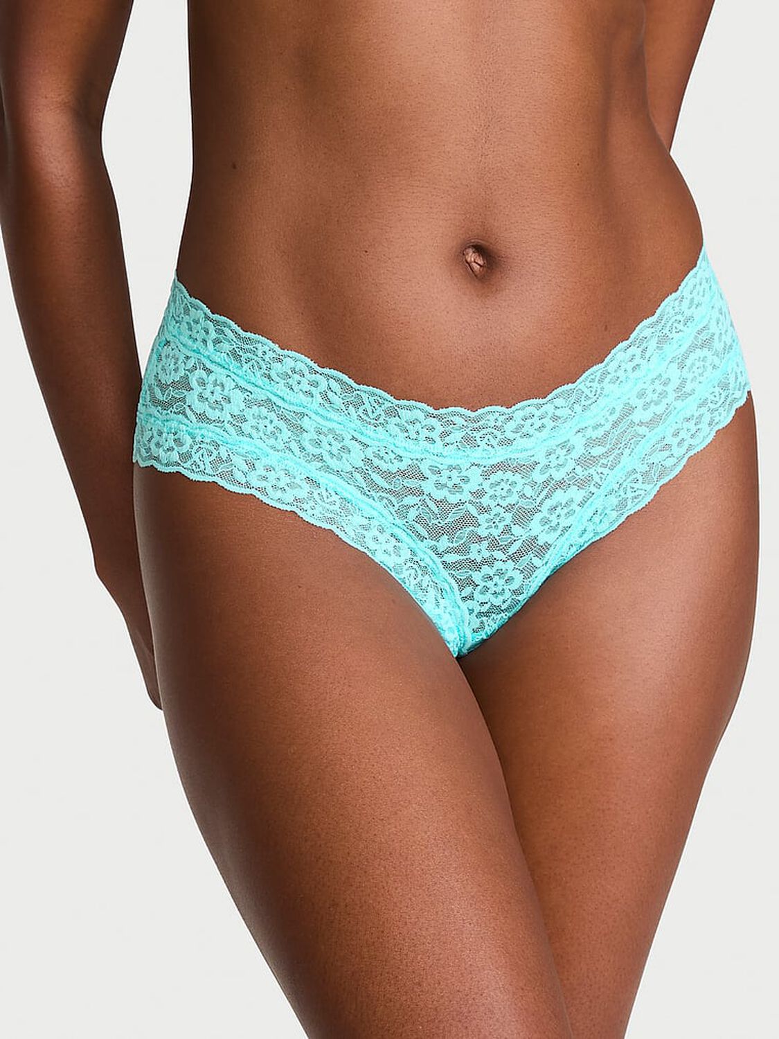 vs The Lacie Lace Cheeky Panty Pure Aqua 1 of 2 
