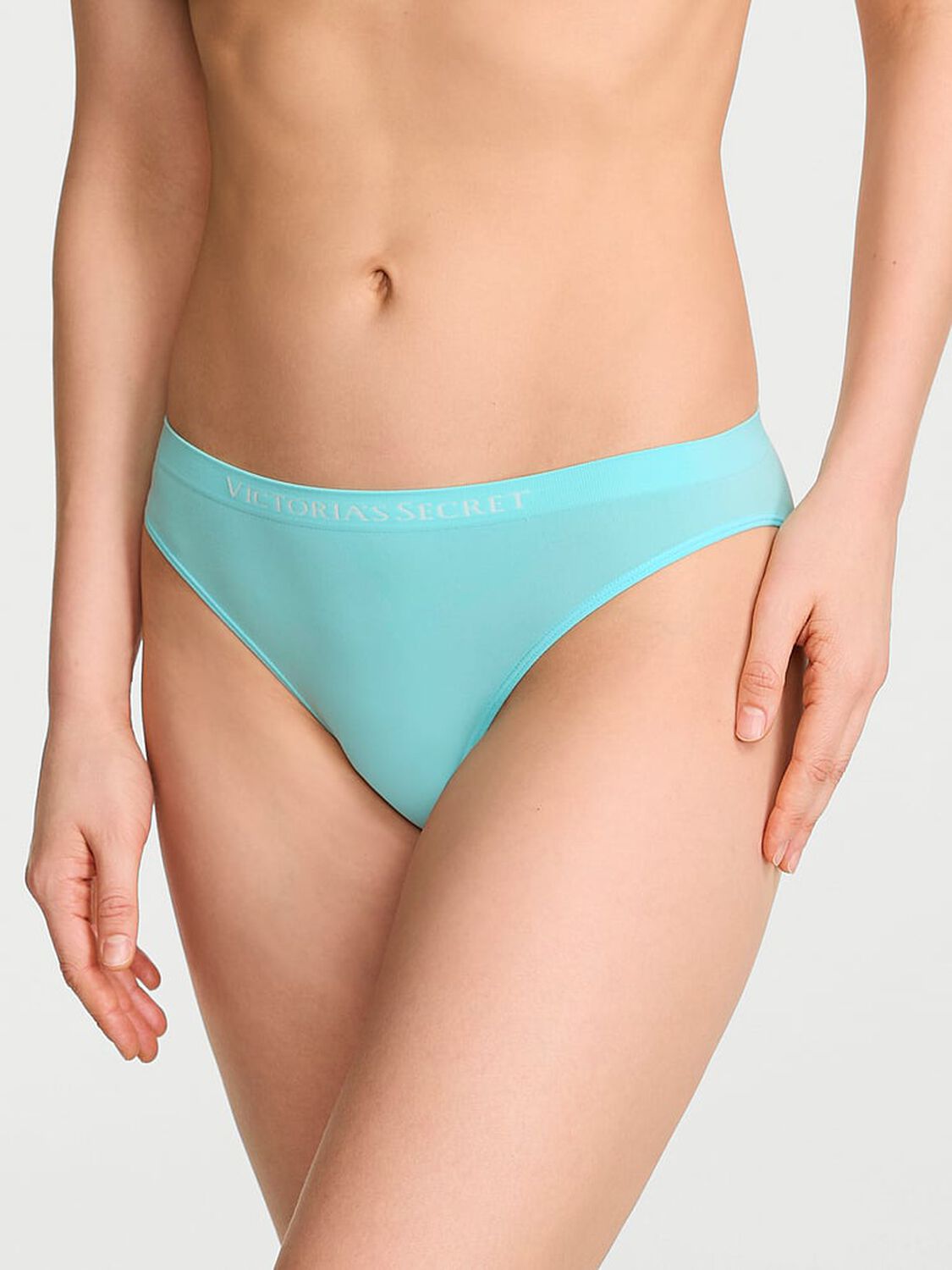 vs Seamless Seamless Bikini Panty Pure Aqua 1 of 2 