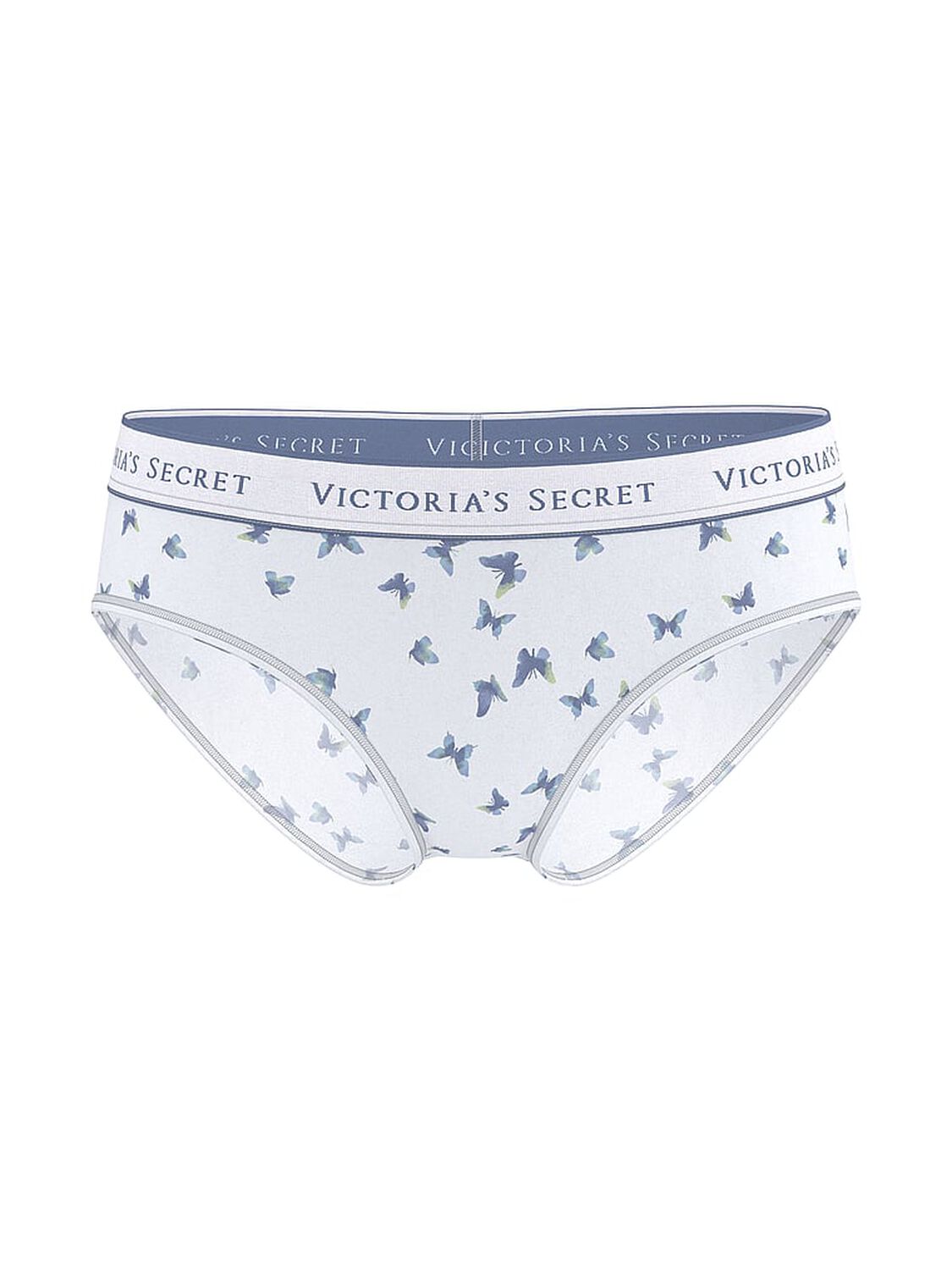 vs Cotton Logo Cotton Hiphugger Panty Blue Butterflies 3 of 3 