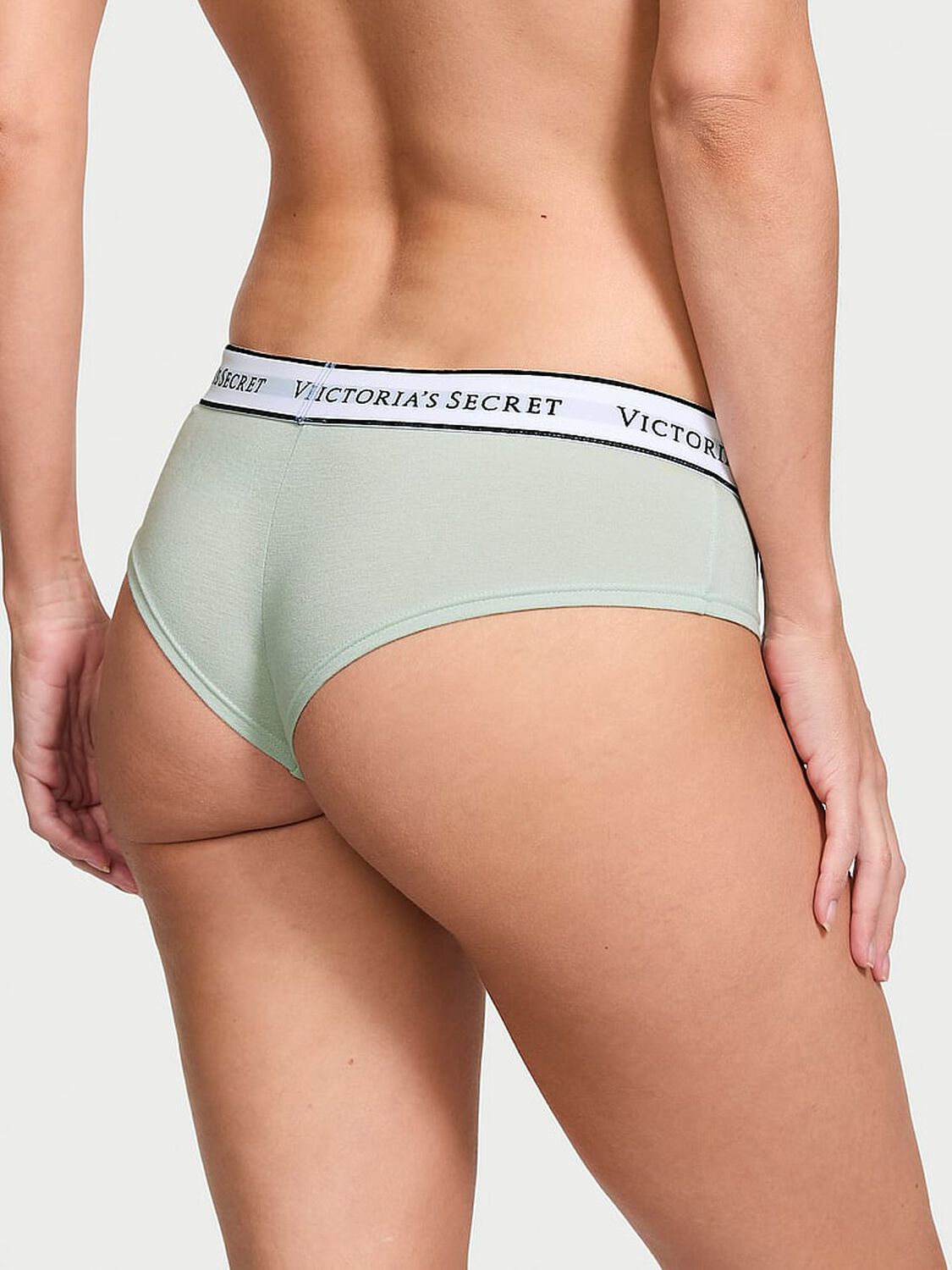 vs Cotton Logo Cotton Cheeky Panty Pale Sky Grey 2 of 3 