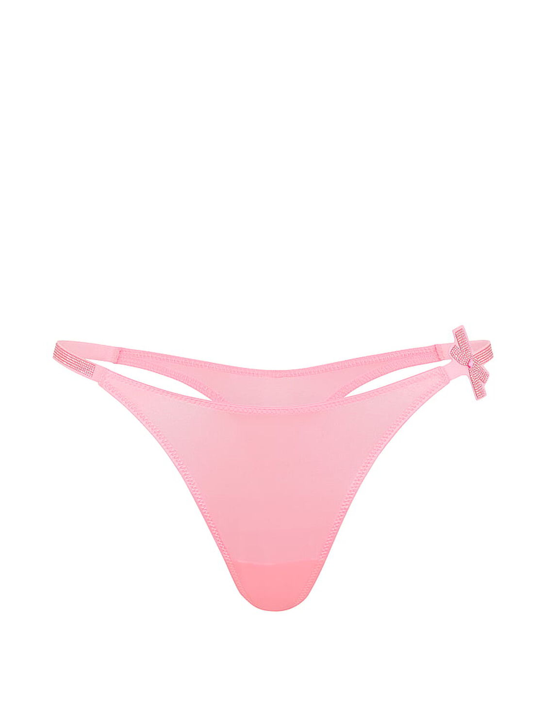 vs Very Sexy Shine Bow Thong Panty Victoria Pink 3 of 3 