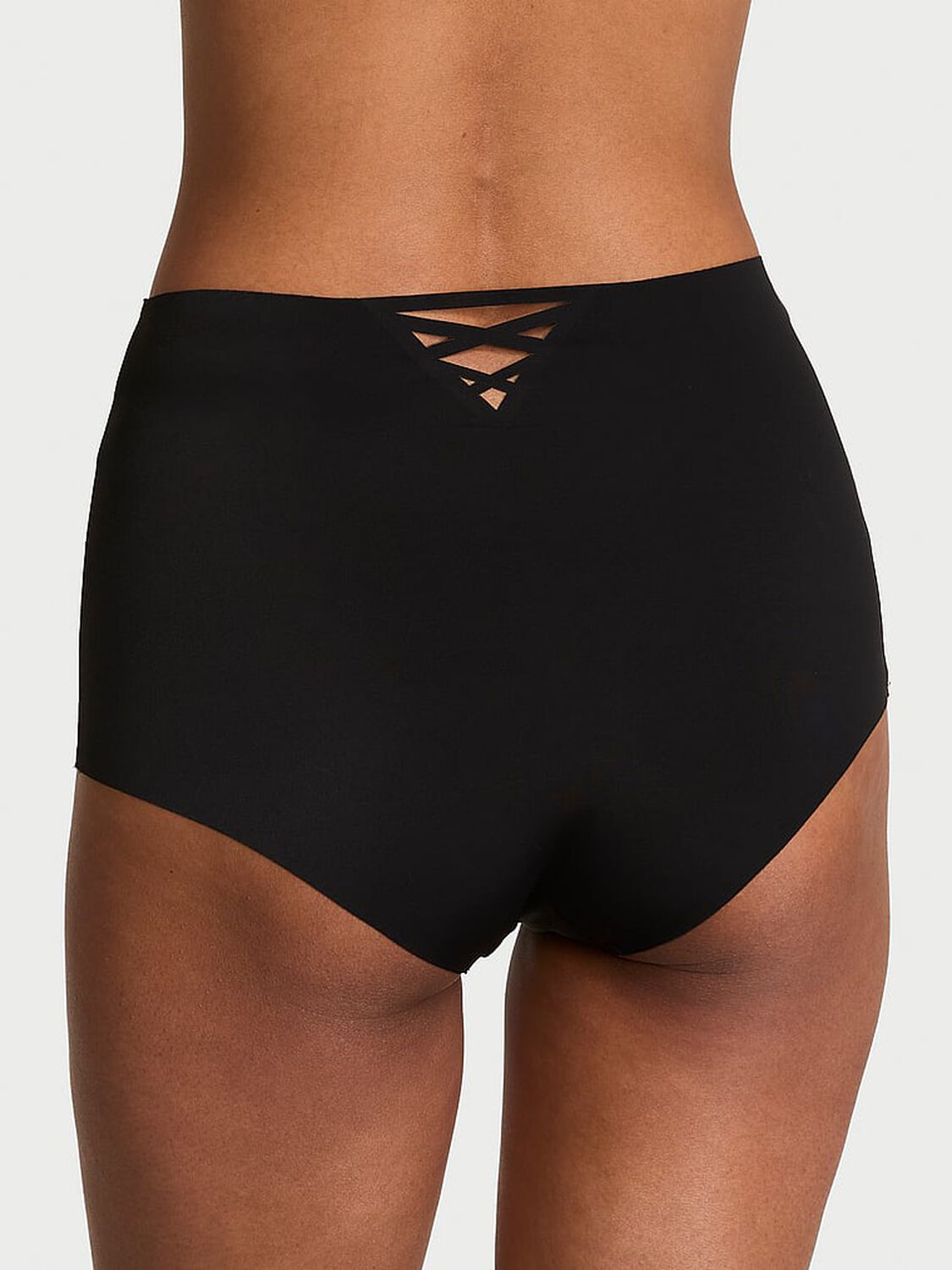 vs No-Show No-Show Strappy Modern Brief Panty Black 2 of 3 