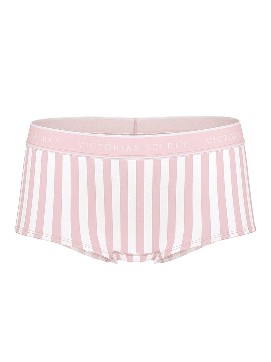 vs Cotton Logo Cotton Boyshort Panty Pretty Blossom Stripes 3 of 3 