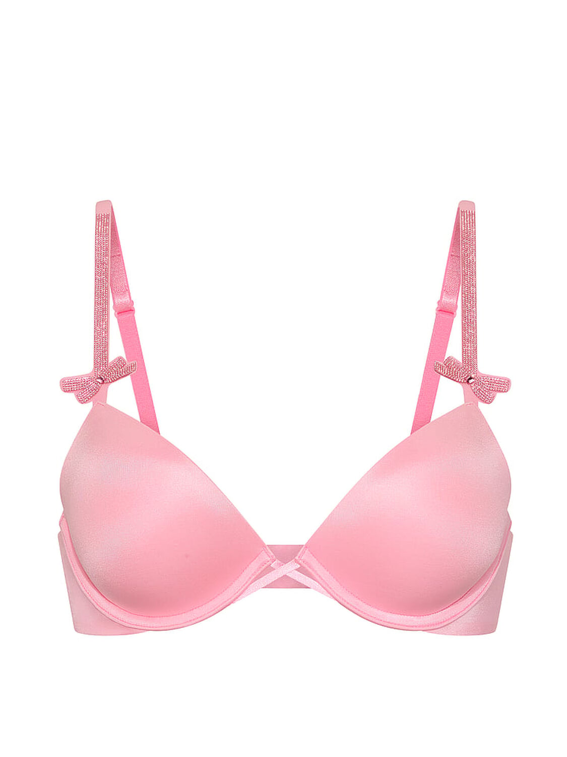 vs Very Sexy Shine Bow Push-Up Bra Victoria Pink 3 of 3 