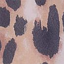 Leopard Chiffon Long Slip Dress, Leopard, swatch
