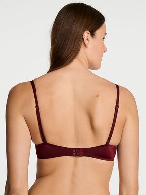 Smooth Lace-Trim Push-Up Bra