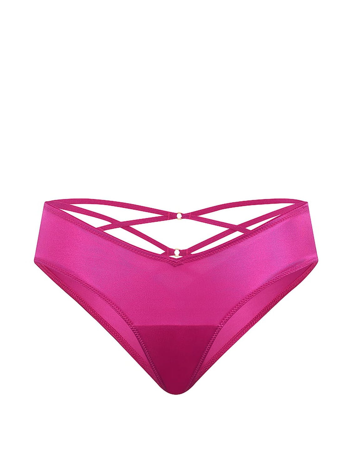 vs Very Sexy Strappy-Back High-Leg Cheeky Panty Pink Fire 3 of 3 