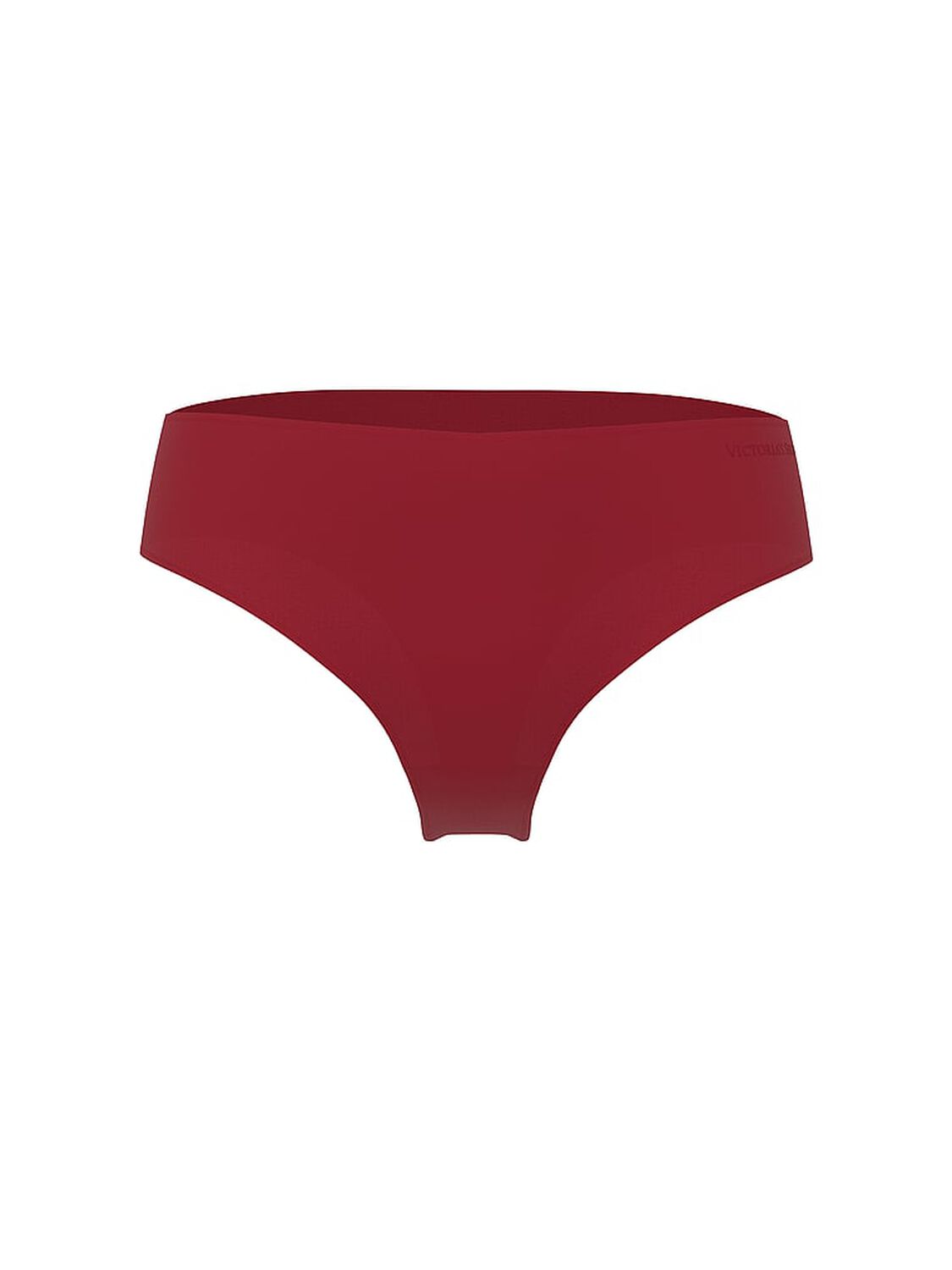 vs Body By Victoria Body by Victoria Flex Shimmer Mid-Rise Thong Panty Red Lacquer Shimmer 3 of 4 