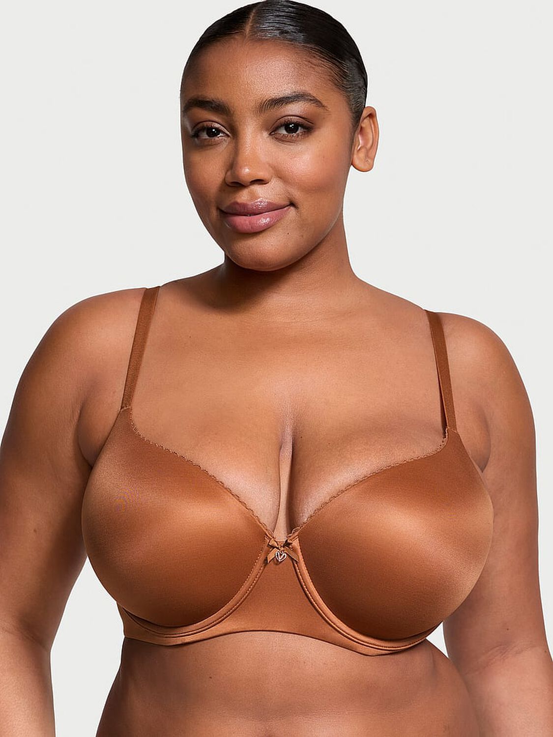 vs Body By Victoria Lightly Lined Smooth Demi Bra Caramel 1 of 3 