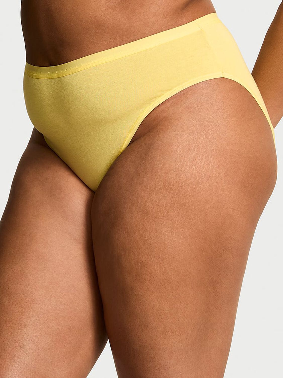 vs Victoria's Secret Stretch Cotton Brief Panty Yellow Tulip 1 of 3 