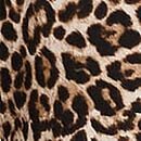 SoSoft&trade; Modal Short-Sleeve Long Pajama Set, Vintage Tan Leopard, swatch