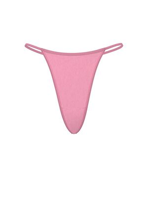 Stretch Cotton V-String Panty