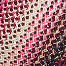 Shimmer Stripe Knit Side-Tie Cheeky Bikini Bottom, Dark Chili Shimmer Stripes, swatch