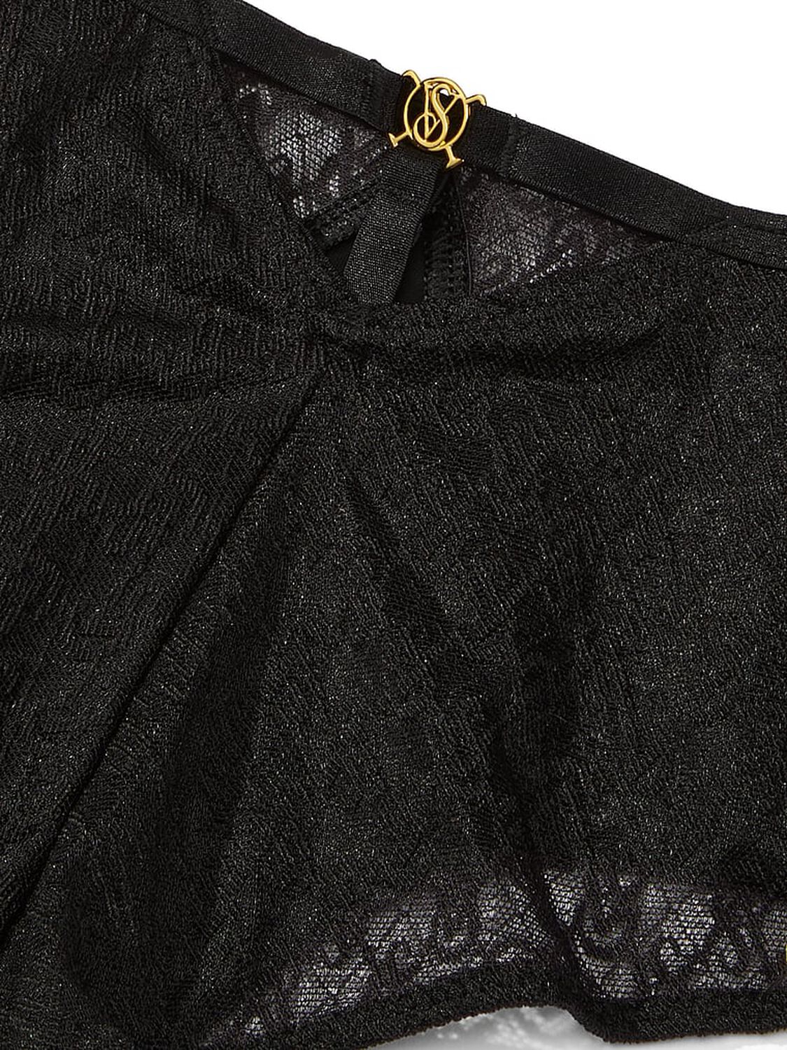 vs Very Sexy Icon by Victoria's Secret Icon Lace Cheeky Panty Black 4 of 4 