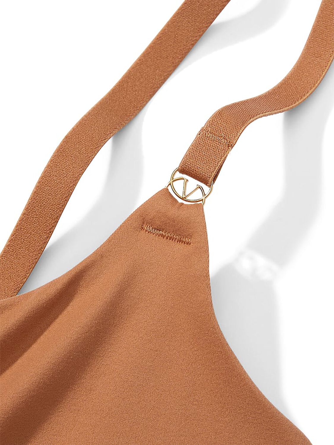 vs Victoria's Secret BODYWEAR by Victoria with FeatherSoft™ Innovation Lightly Lined Bodysuit Toffee 4 of 4 