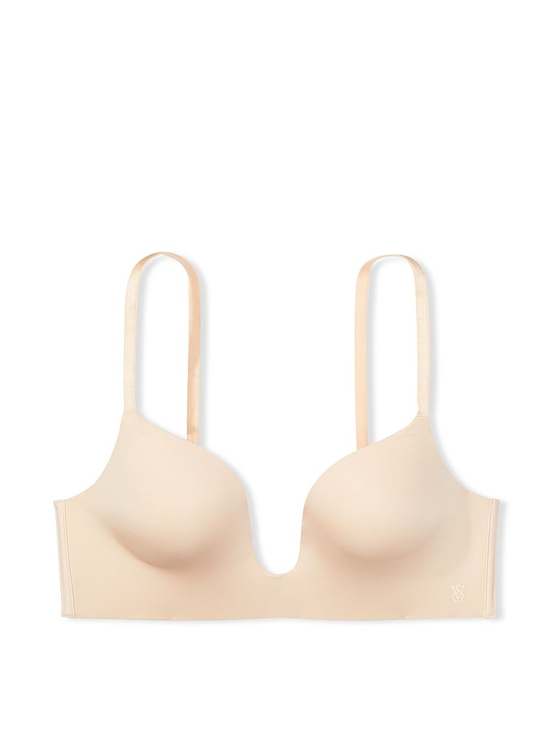 vs Victoria's Secret Bare Plunge Low-Back Bra Marzipan 3 of 4 