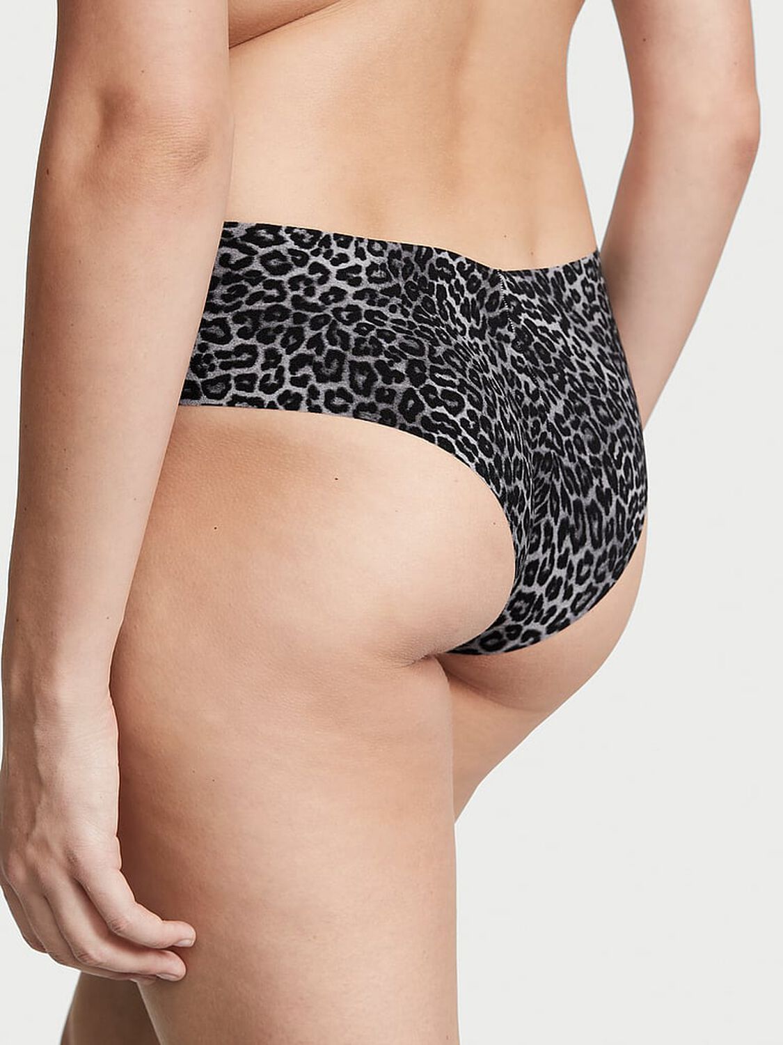 vs No-Show No-Show Cheeky Panty Black Leopard 2 of 3 